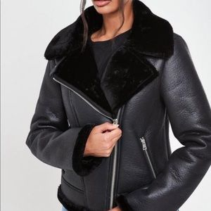 Faux fur lined jacket 🕺🏻